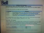 Bell (Canada) suspenderer HTC Legend salg
