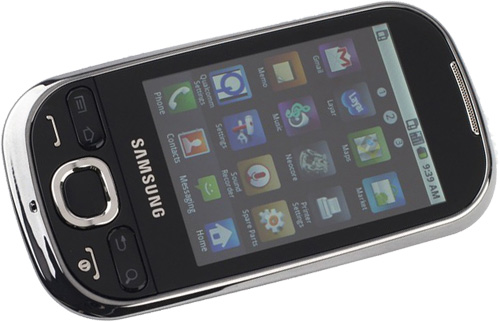Samsung Galaxy 5 android mobil liggende