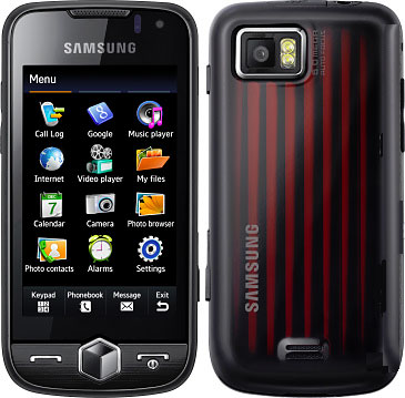 Samsung Jet S8000 bagside